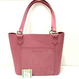 Portland Leather Goods Market Tote in Foxglove - EUC